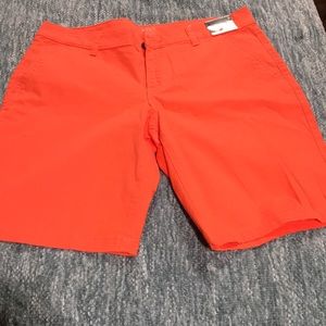 New A.N.A. Hot Coral Shorts Size 8